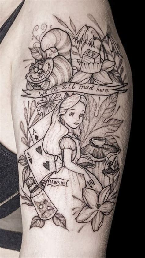 Pin By Mary Levey On Builtin Board Ideas Wonderland Tattoo Alice In