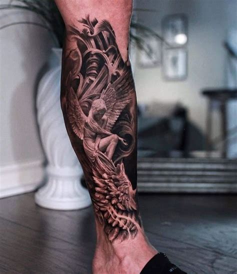 Pin By Michal On Pomys Y Na Tatua Leg Tattoo Men Calf Sleeve Tattoo Pin By Michal On Pomys Y Na Tatua Leg Tattoo Men Calf Sleeve Tattoo