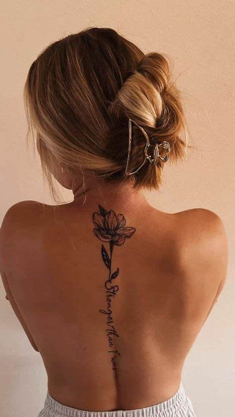 Pin By Olivia Shea Lifestyle On Tats In 2025 Spine Tattoos For
