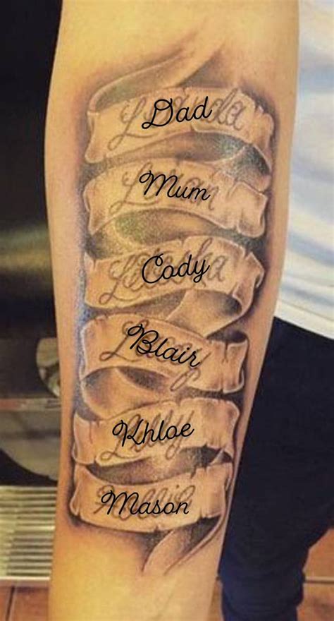 Pin By Tony Gibbons On Tattoos Family Tattoos For Men Tattoos With