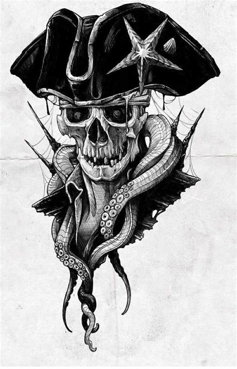 Pirate Skull Tattoo