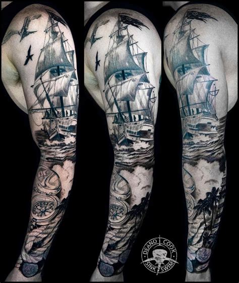 Pirate Tattoo Sleeve