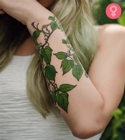 Poison Ivy Tattoo Design