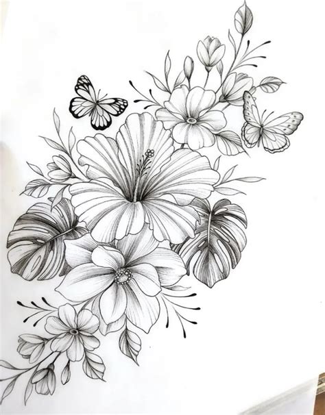 Popular Tattoo Designs Flowers And Butterflies Popular Tattoo Designs Flowers And Butterflies