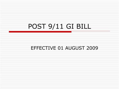 Ppt The Post 9 11 Gi Bill Powerpoint Presentation Free Download Id Ppt The Post 9 11 Gi Bill Powerpoint Presentation Free Download Id