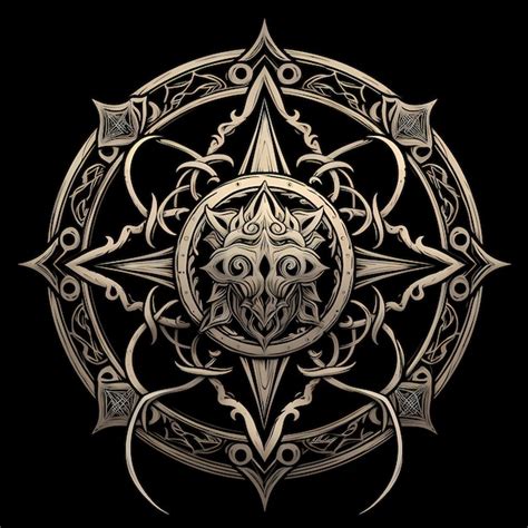 Premium Ai Image Dharma Wheel Buddhism Tattoo Design Illustration Premium Ai Image Dharma Wheel Buddhism Tattoo Design Illustration