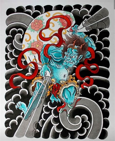 Raijin Tattoo Designs