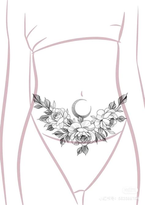 Requiemnumu Lower Abdominal Tattoos For Women