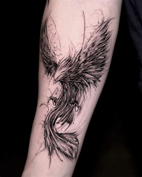 Rising Phoenix Tattoos For Men Rising Phoenix Tattoos For Men