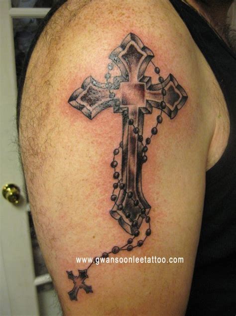 Roman Catholic Cross Rosary Tattoo Roman Catholic Cross Rosary Tattoo