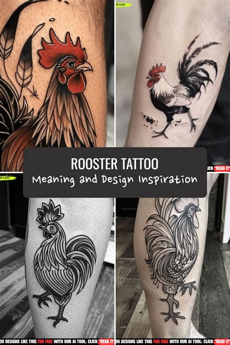 Rooster Tattoo Meaning And Design Ideas Rooster Tattoo Tattoos With