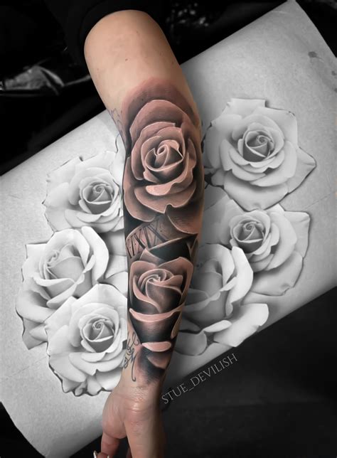 Rose Tattoo Design Arm