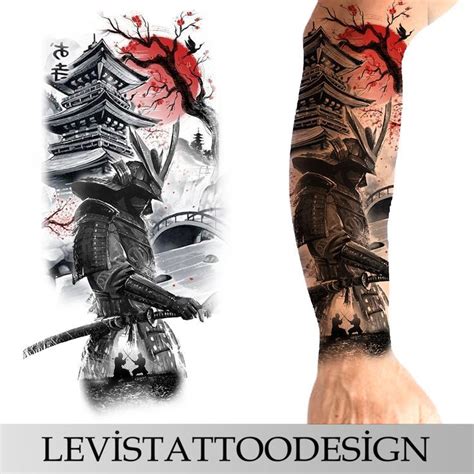 Samurai Sleeve Tattoo