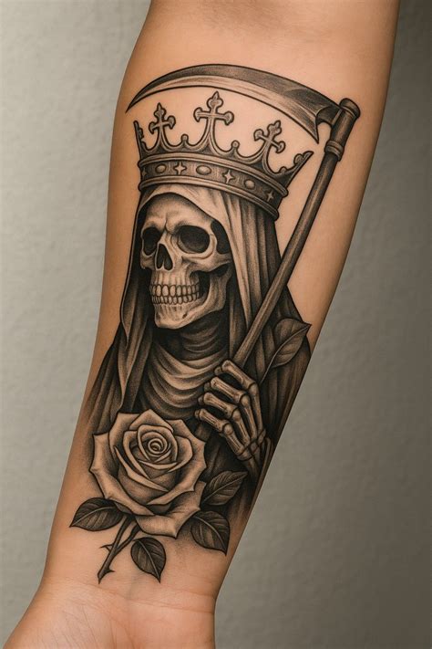 Santa Muerte Tattoo Diseño