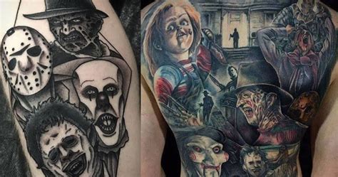 Scary Movie Tattoos Are Helping Fans Find Their New Horror Besties Scary Movie Tattoos Are Helping Fans Find Their New Horror Besties