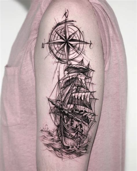 Ship And Anchor Tattoos For Men Ship And Anchor Tattoos For Men