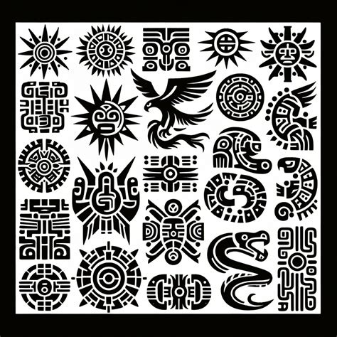 Simple Aztec Pattern Tattoo Simple Aztec Pattern Tattoo