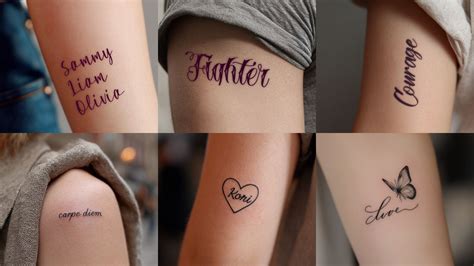 Simple Cursive Tattoo Fonts