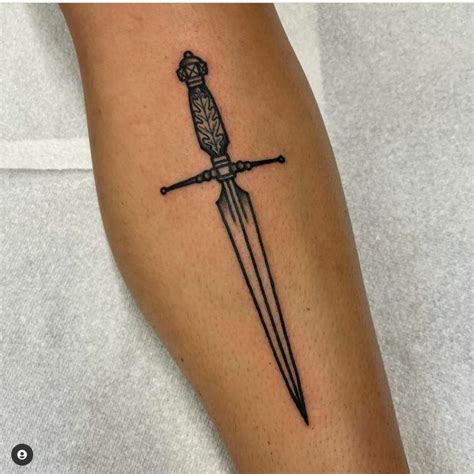 Simple Dagger Tattoos Simple Dagger Tattoos