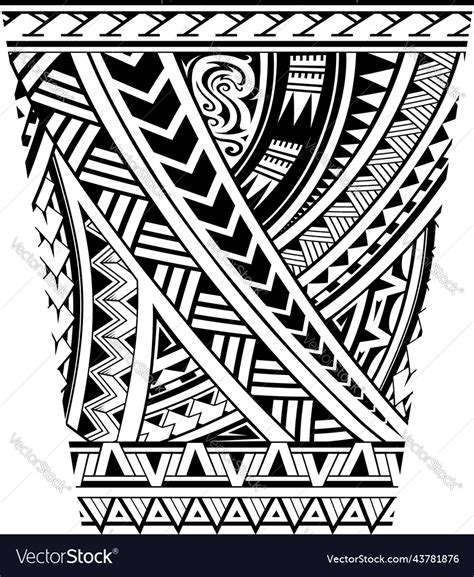 Simple Polynesian Tribal Tattoo Design On Stock Vector Royalty Free Simple Polynesian Tribal Tattoo Design On Stock Vector Royalty Free