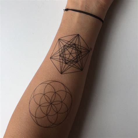 Simple Sacred Geometry Tattoos Simple Sacred Geometry Tattoos