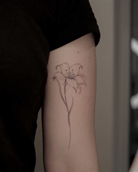 Single Lily Flower Tattoos 57 Rose Tattoo Ideas To Inspire Your Next