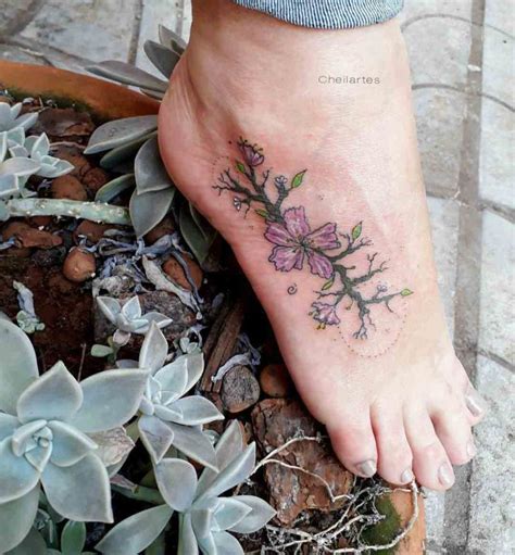 Skull Flower Tattoo On Foot At Jack Black Blog Skull Flower Tattoo On Foot At Jack Black Blog