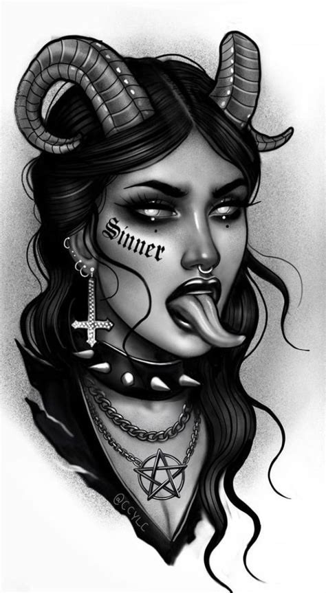 Skull Girl Tattoo Girl Face Tattoo Demon Tattoo Dark Art Tattoo Skull Girl Tattoo Girl Face Tattoo Demon Tattoo Dark Art Tattoo