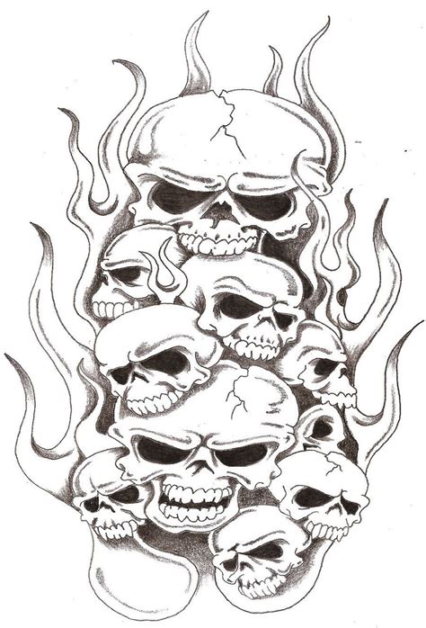 Skull Tattoo Stencil Designs Printable Calendars At A Glance Skull Tattoo Stencil Designs Printable Calendars At A Glance