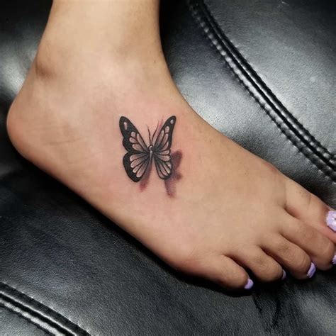 Small Butterfly Tattoos On Foot Small Butterfly Tattoos On Foot