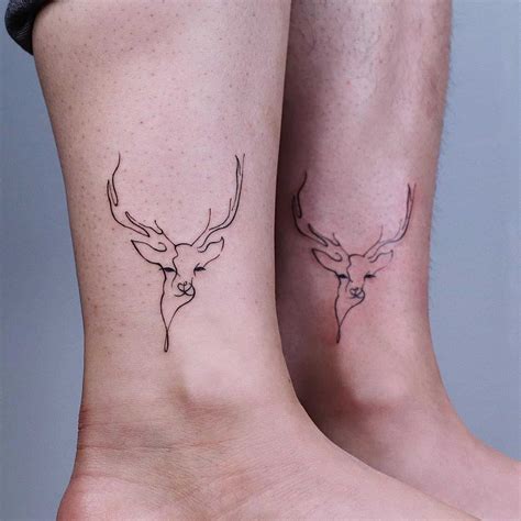Small Deer Tattoo For Women