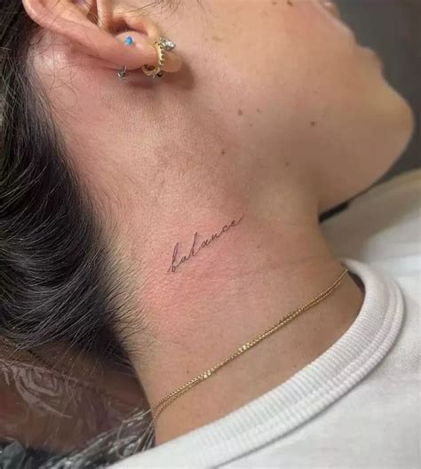 Small Feminine Neck Tattoos 12 Elegant Neck Tattoo Design Ideas You