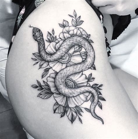 Snake And Flowers Tattoo Design At Tarah Gordon Blog Snake And Flowers Tattoo Design At Tarah Gordon Blog
