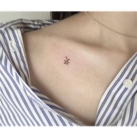 Star And Flower Tattoos For Girls Star And Flower Tattoos For Girls