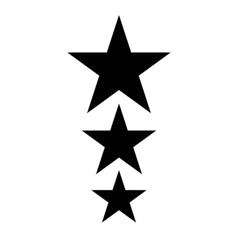 Star Trio Large 6 Star Tattoos Star Tattoo Designs Glitter Star Trio Large 6 Star Tattoos Star Tattoo Designs Glitter
