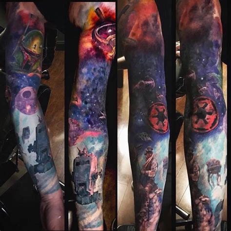 Star Wars Empire Sleeve By Paul Owen Naughtyneedlesuk Starwars Star Wars Empire Sleeve By Paul Owen Naughtyneedlesuk Starwars