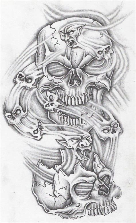 Stencil Evil Skull Tattoo Designs Tattoo Style Trends Stencil Evil Skull Tattoo Designs Tattoo Style Trends