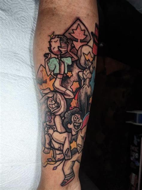 Steven Universe Tattoo Done By Aaron Culpepper Paper Crane Tattoo