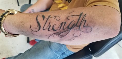 Strength Word Tattoo Designs Strength Word Tattoo Designs