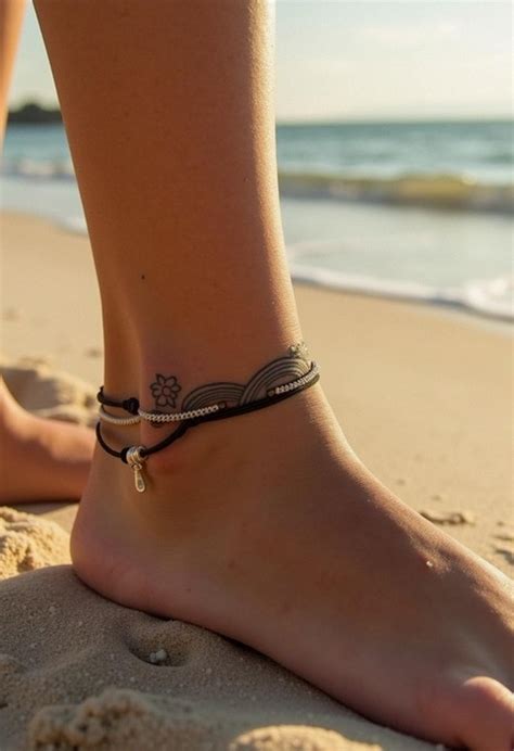 Stunning Anklet Tattoo Ideas You Amp 39 Ll Love
