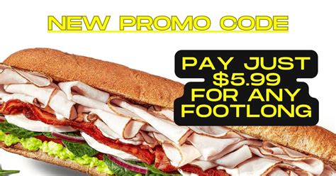 Subway Footlong Discount: Secret Promo Code Uncovered