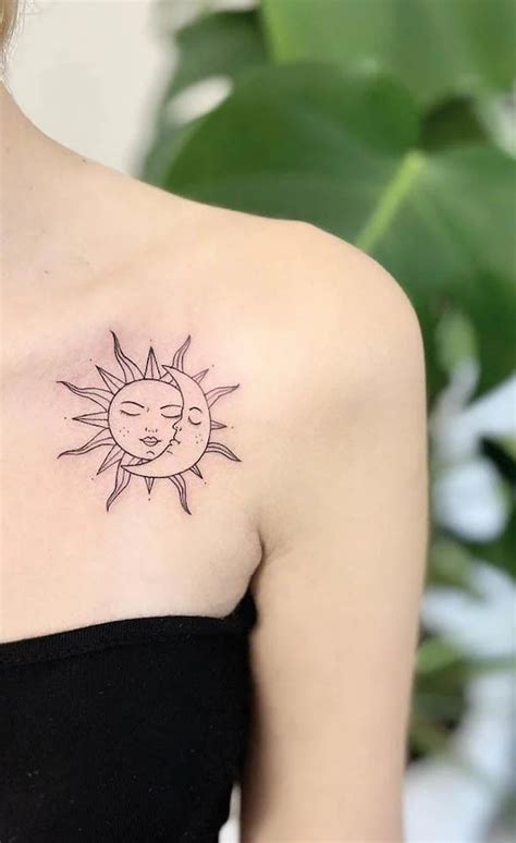 Sun And Moon Shoulder Tattoos Bronctattooaus Com Sun And Moon Shoulder Tattoos Bronctattooaus Com