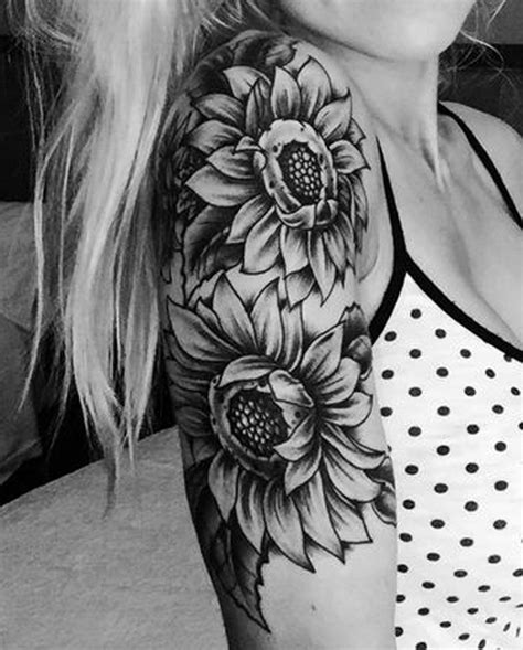 Sunflower Tattoo Black And White Sunflower Tattoo Black Sunflower Sunflower Tattoo Black And White Sunflower Tattoo Black Sunflower