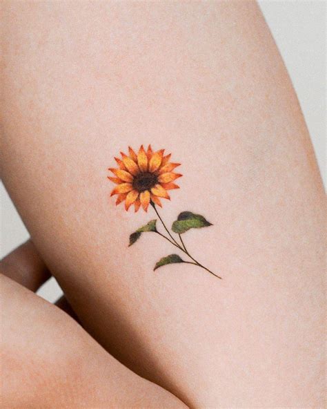 Sunflower Tattoo Ideas