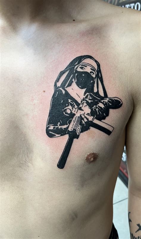 Tactical Nun Tattoo Done By Ethan At Star Ink In Waco Tx R Tattoos Tactical Nun Tattoo Done By Ethan At Star Ink In Waco Tx R Tattoos