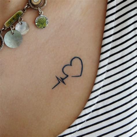 Tatouage Battement De Coeur Basic Tattoos Tattoos For Daughters