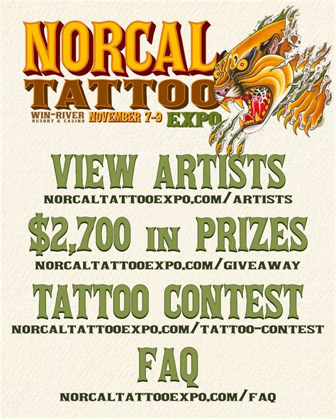 Tattoo Contest Norcal Tattoo Expo