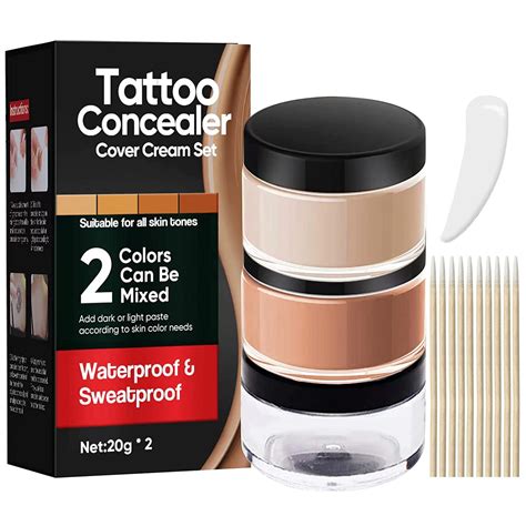 Tattoo Cover Up Makeup Waterproof Concealer Professional Scar Amp Blemish