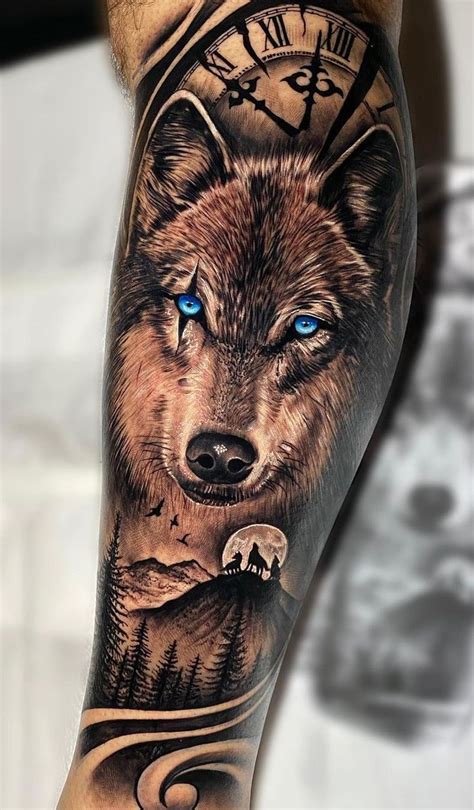 Tattoo Design Wolf