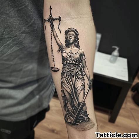 Tattoo Lady Justice